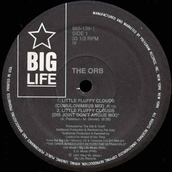 The Orb - Little Fluffy Clouds | Big Life (865 139-1) - 3 The Orb - Little Fluffy Clouds | Big Life (865 139-1) - 3