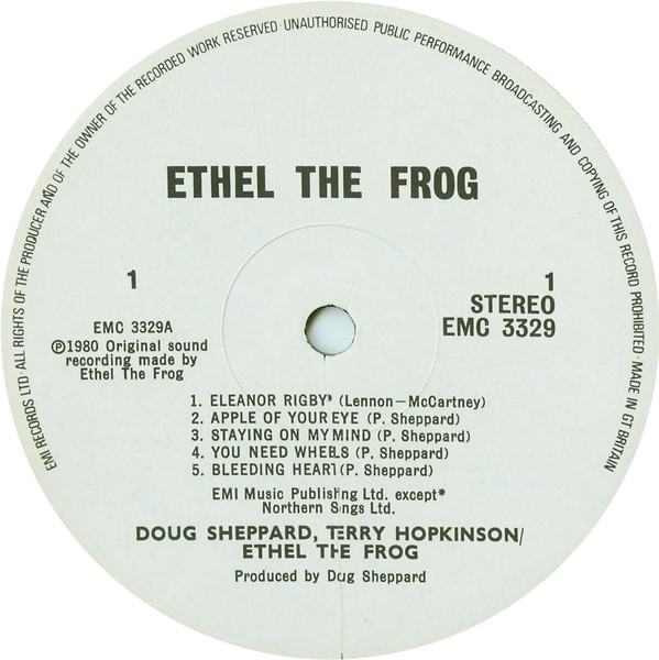 Ethel The Frog - Ethel The Frog | EMI (EMC 3329) - 3