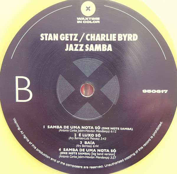 Stan Getz / Charlie Byrd - Jazz Samba | WaxTime In Color (950617) - 4