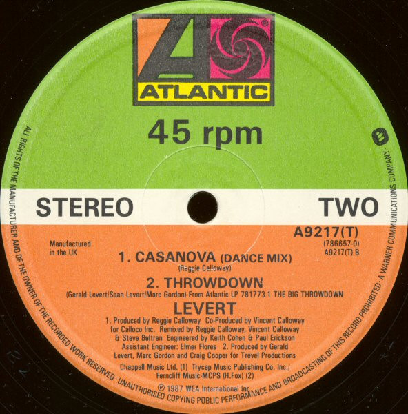 LeVert - Casanova | Atlantic (A9217T) - 4