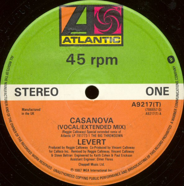 LeVert - Casanova | Atlantic (A9217T) - 3