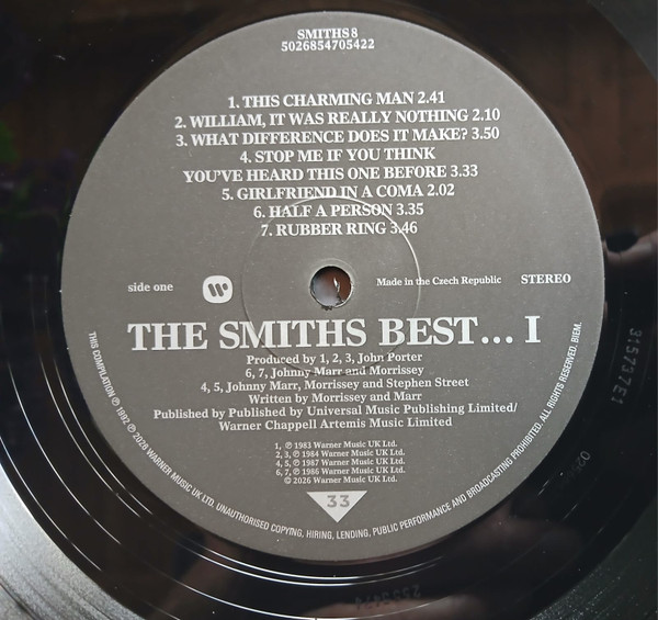 The Smiths - Best... I | WEA (SMITHS 8) - 3