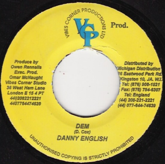 Danny English - Dem | Vibes Corner Productions LTD (2085) - main