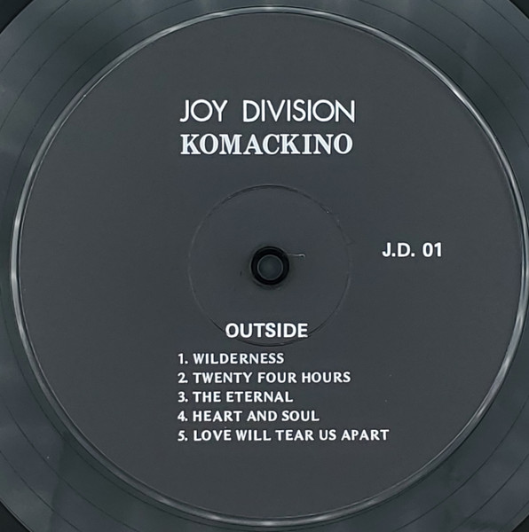 Joy Division - Komackino | Not On Label (Joy Division) (J.D. 01) - 3