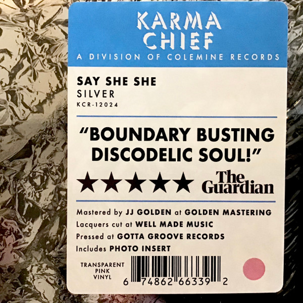 Say She She - Silver | Karma Chief Records (KCR-12024) - 3 Say She She - Silver | Karma Chief Records (KCR-12024) - 3