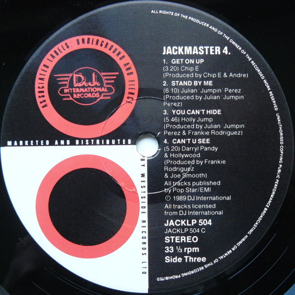 Various - Jackmaster 4 | Westside Records (JACKLP 504) - 6 Various - Jackmaster 4 | Westside Records (JACKLP 504) - 6