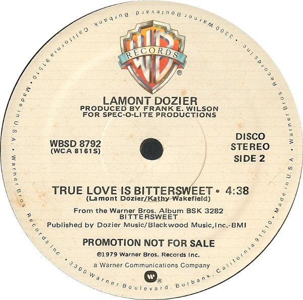 Lamont Dozier - Boogie Business | Warner Bros. Records (WBSD 8792) - 2