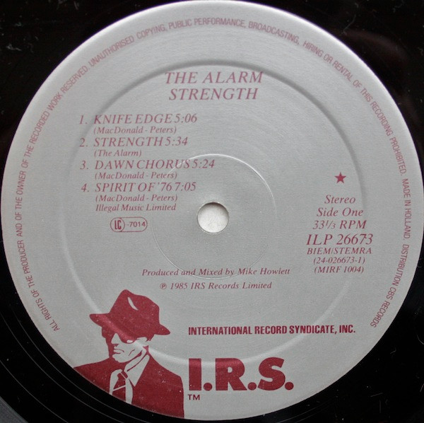 Alarm - Strength | I.R.S. Records (ILP 26673) - 3 Alarm - Strength | I.R.S. Records (ILP 26673) - 3