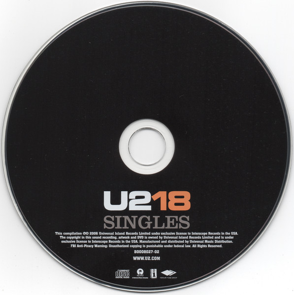 U2 - U218 Singles | Island Records (B0008027-02) - 3