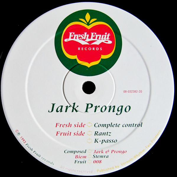 Jark Prongo - Complete Control | Fresh Fruit Records (Fruit 008)