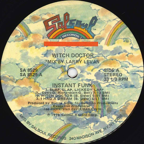 Instant Funk - Witch Doctor | Salsoul Records (SA 8529) - 3 Instant Funk - Witch Doctor | Salsoul Records (SA 8529) - 3