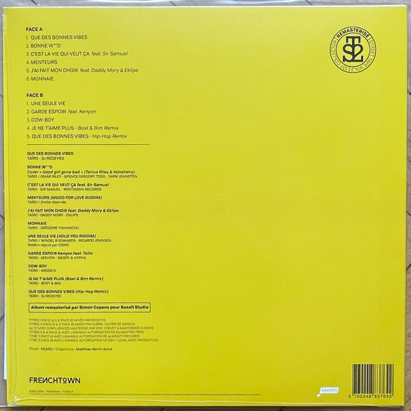 Taïro - Street Tape Vol.2 | Frenchtown (FT005LP) - 2