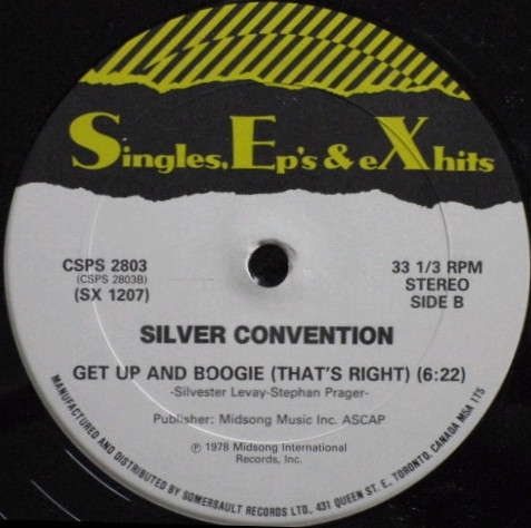 Labelle / Silver Convention - Lady Marmalade / Get Up And Boogie (That's Right) | Singles, Ep's & eXhits (CSPS 2803) - 3