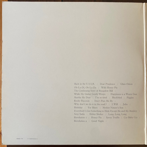 The Beatles - The Beatles (2LP) [Vinyl] | Capitol Records (SWBO 101) - 2