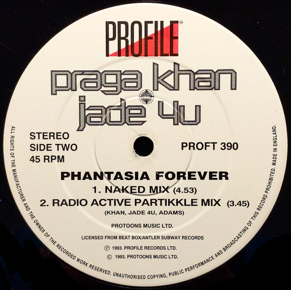 Praga Khan + Jade 4U - Phantasia Forever | Profile Records (PROFT 390) - 4