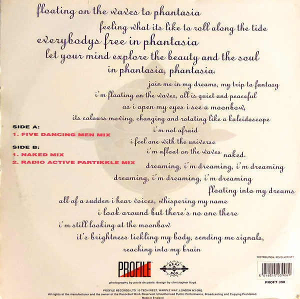 Praga Khan + Jade 4U - Phantasia Forever | Profile Records (PROFT 390) - 2