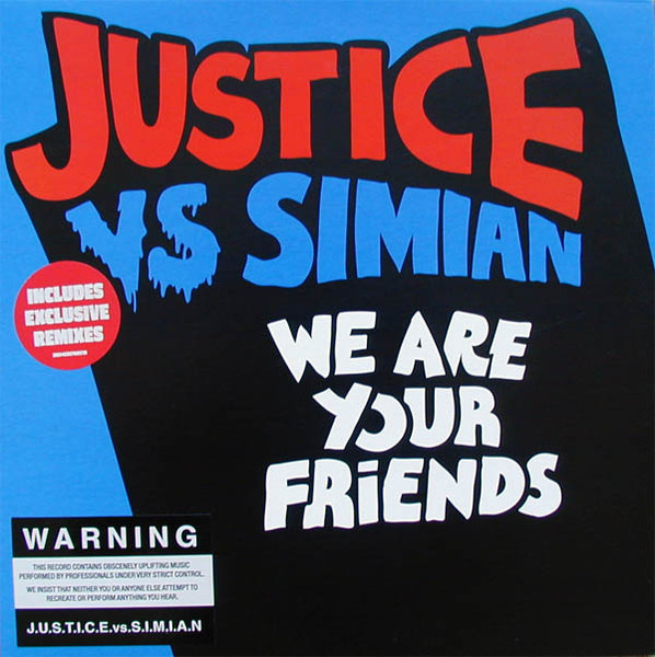 Justice Vs Simian - We Are Your Friends | 10 Records (TENT 505) - main