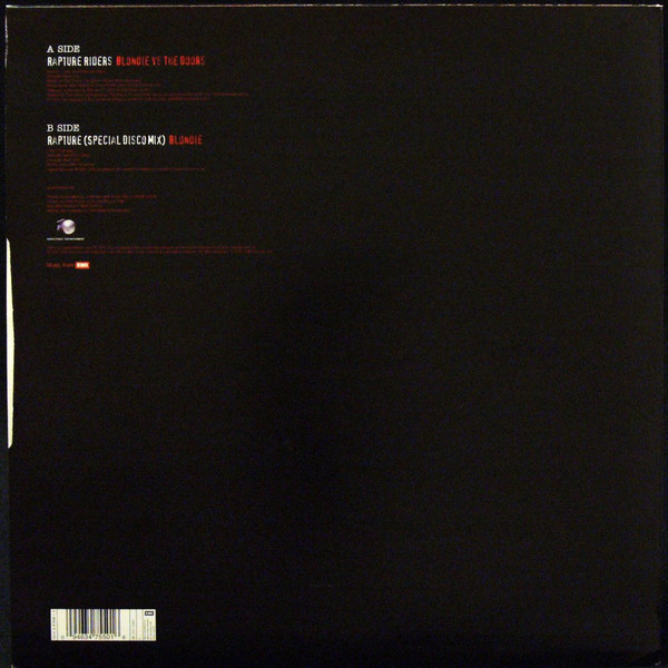 Blondie vs The Doors - Rapture Riders | Capitol Records (0946 3 47550 1 6) - 2