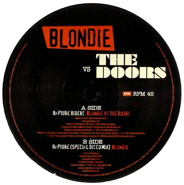 Blondie vs The Doors - Rapture Riders | Capitol Records (0946 3 47550 1 6) - 3