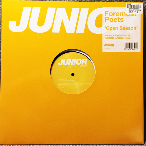 Foremost Poets - Open Season | Junior London (BRG049)