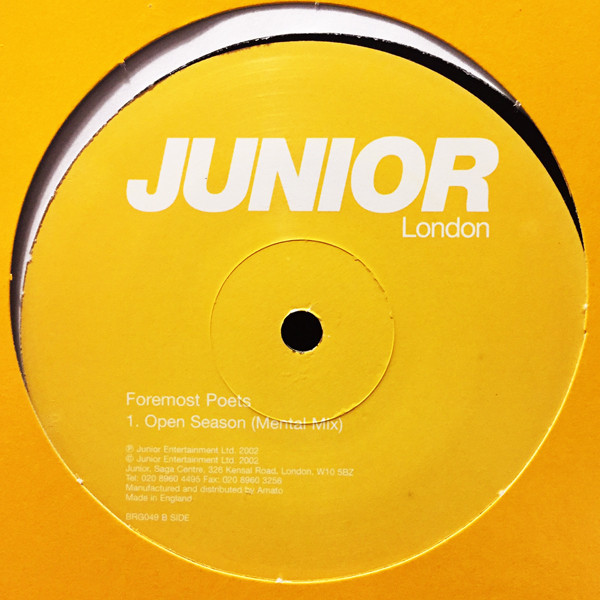 Foremost Poets - Open Season | Junior London (BRG049) - 3