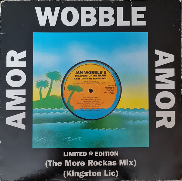 Jah Wobble's Invaders Of The Heart - Amor | Island Records (12 IS 602) - main