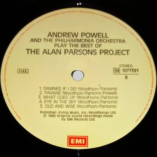 Andrew Powell And Philharmonia Orchestra - Play The Best Of The Alan Parsons Project | EMI (64 1077391) - 4