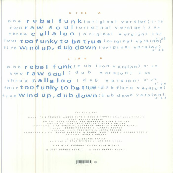 Dennis Bovell - Cloud Music | Be With Records (BEWITH178LP) - 2 Dennis Bovell - Cloud Music | Be With Records (BEWITH178LP) - 2