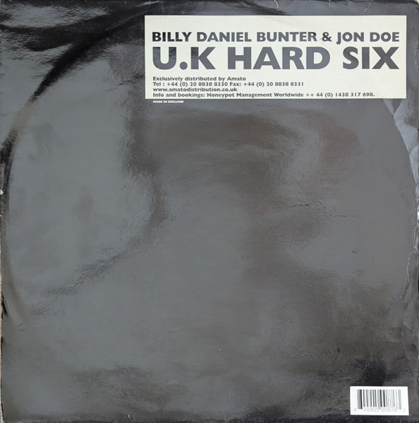 Billy Daniel Bunter & Jon Doe - Tear It Up (Right Now) / We Control The Future | UK Hard (UKHard 6) - main
