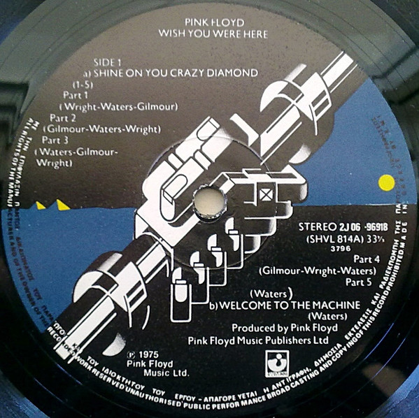Pink Floyd - Wish You Were Here | Harvest (14C 066-96918) - 4 Pink Floyd - Wish You Were Here | Harvest (14C 066-96918) - 4