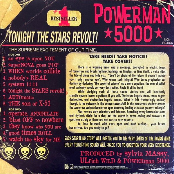 Powerman 5000 - Tonight The Stars Revolt! | Real Gone Music (RGM-1452)