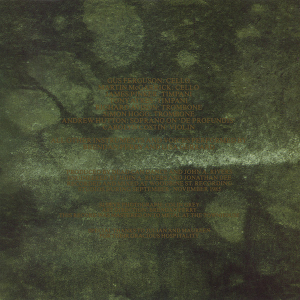 Dead Can Dance - Spleen And Ideal [CD] | 4AD (CAD 512 CD) - 4