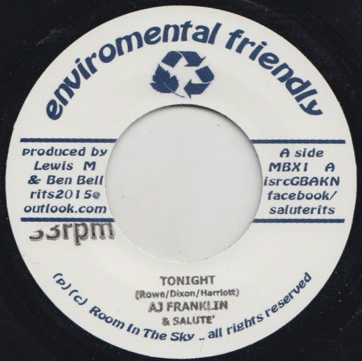 A.J. Franklin & Salute - Tonight | Enviromental Friendly (none) - main