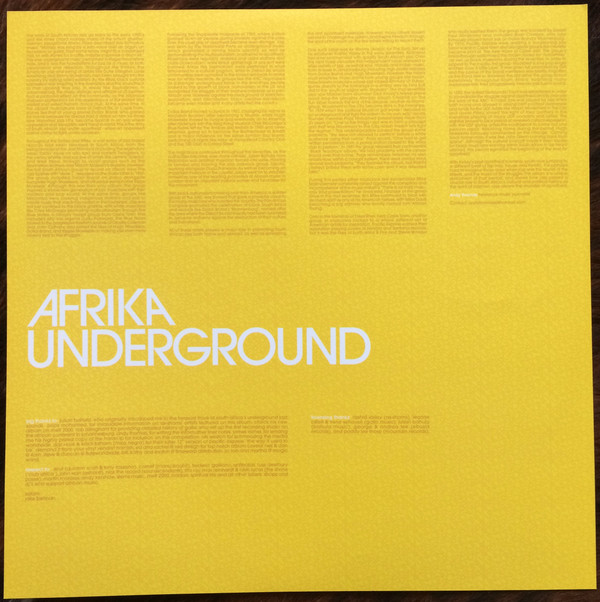 Various - Afrika Underground | Counterpoint Records (CRLP015) - 3 Various - Afrika Underground | Counterpoint Records (CRLP015) - 3
