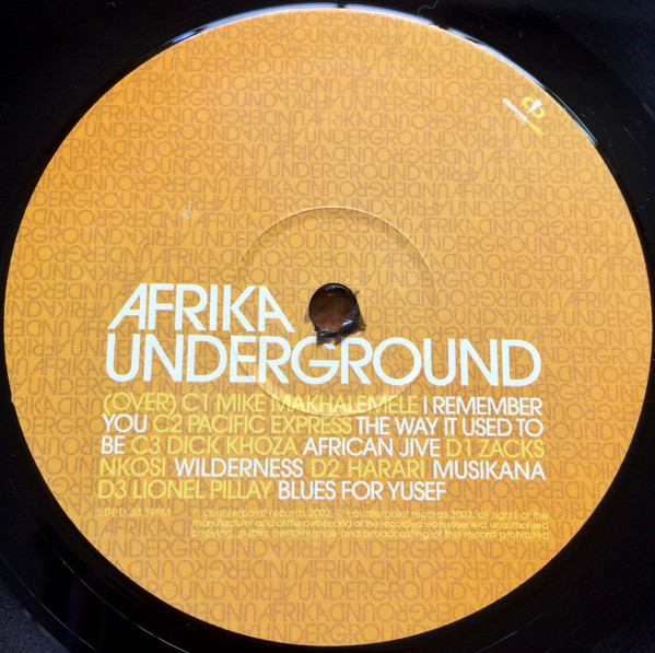 Various - Afrika Underground | Counterpoint Records (CRLP015) - 8 Various - Afrika Underground | Counterpoint Records (CRLP015) - 8