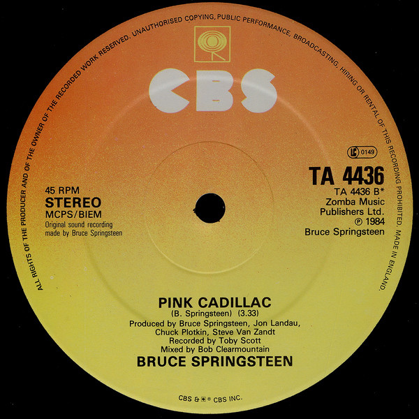 Bruce Springsteen - Dancing In The Dark (Extended Version) | CBS (TA4436) - 4
