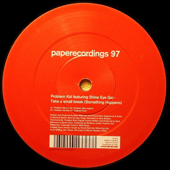 Problem Kids feat. Shine Eye Gal - Take A Small Break (Something Happens) | Paper Recordings (PAP 097)