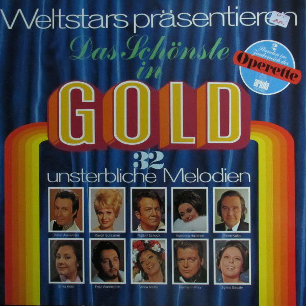 Various - Weltstars Präsentieren Das Schönste In Gold | Ariola (65 066)