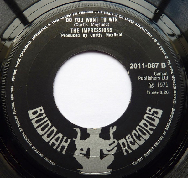 The Impressions - Love Me / Do You Want To Win | Buddah Records (2011-087) - 2