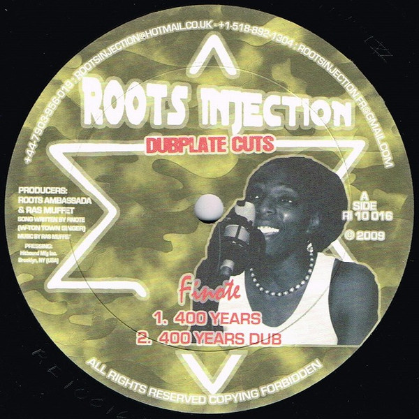 Finote - 400 Years / Beware | Roots Injection (RI 10 016)