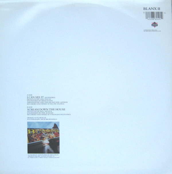 Blancmange - I Can See It | London Records (BLANX 11) - 2