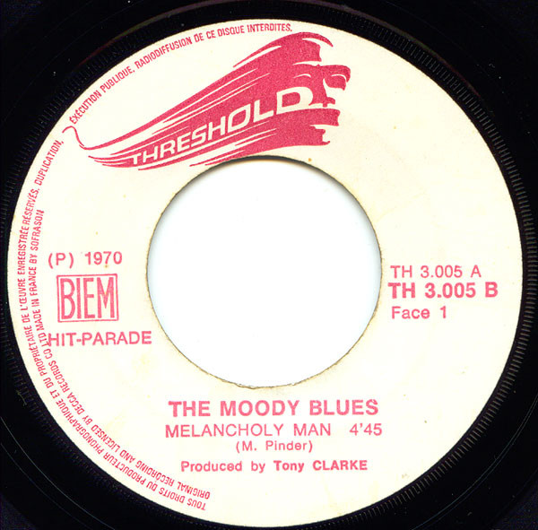 The Moody Blues - Melancholy Man / Candle Of Life | Threshold (TH 3005) - 3