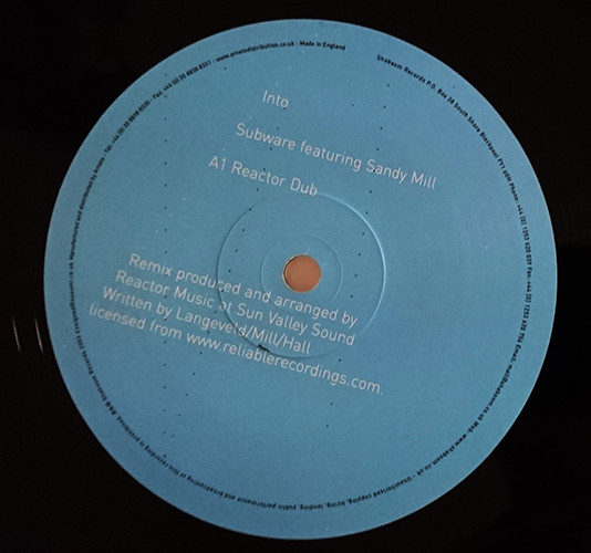 Subware - Into | Shaboom Records (SHAB 068) - 2