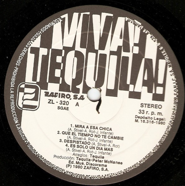 Tequila - Viva! Tequila! | Zafiro (ZL-320) - 3