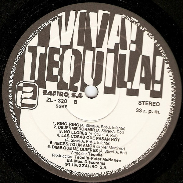 Tequila - Viva! Tequila! | Zafiro (ZL-320) - 4