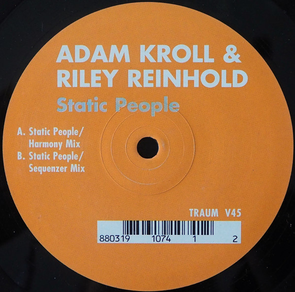 Adam Kroll & Riley Reinhold - Static People | Traum Schallplatten (TRAUM V45)