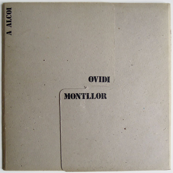 Ovidi Montllor - A Alcoi | Edigsa (CM 294 LP)