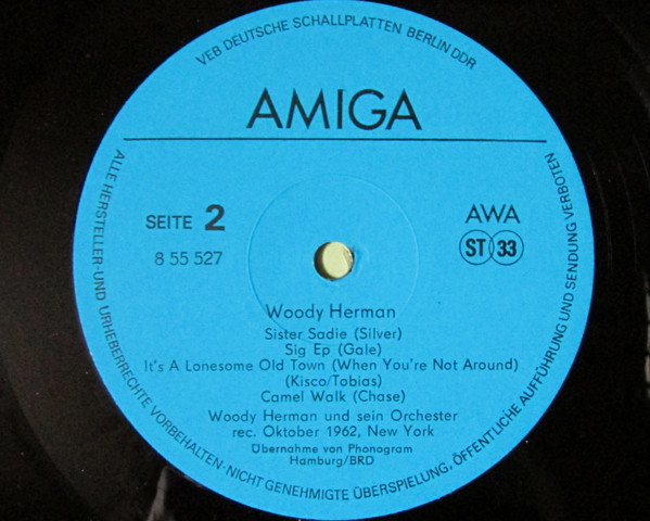 Woody Herman - Woody Herman | AMIGA (8 55 527) - 3