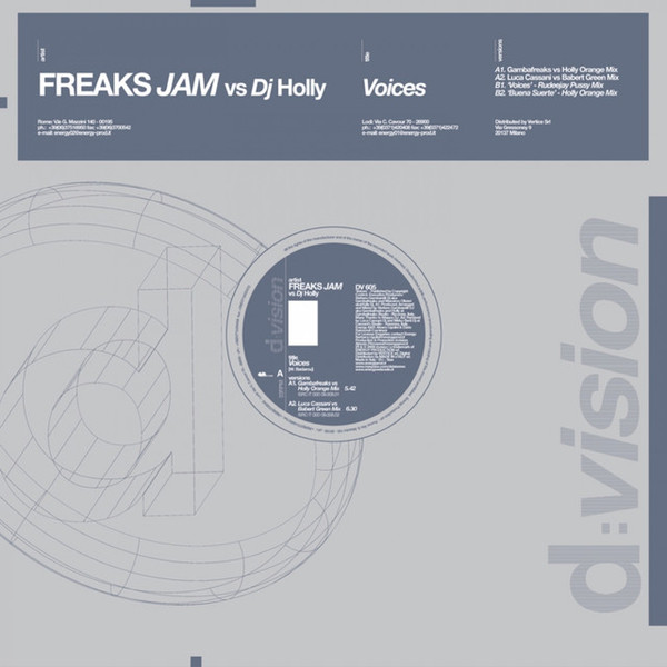 Freaks Jam Vs DJ Holly - Voices | D:vision Records (dv605)