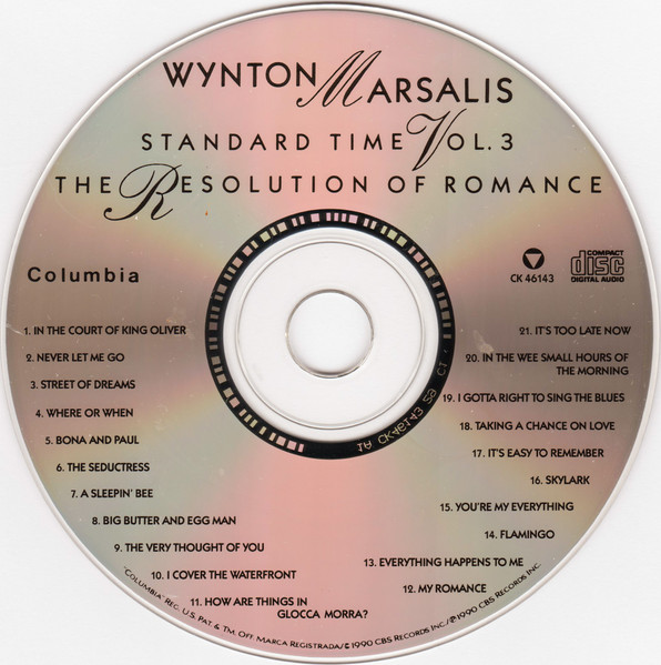 Wynton Marsalis - Standard Time Vol. 3 (The Resolution Of Romance) | Columbia (CK 46143) - 4
